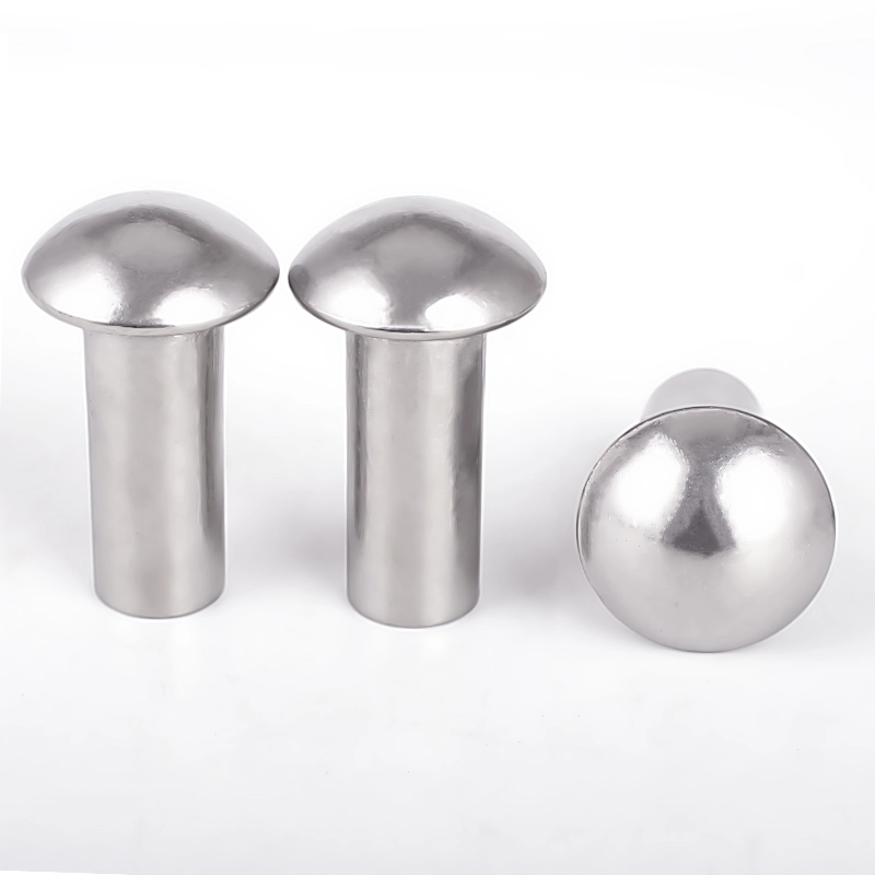 GB867 massiv nitte med rund hoved