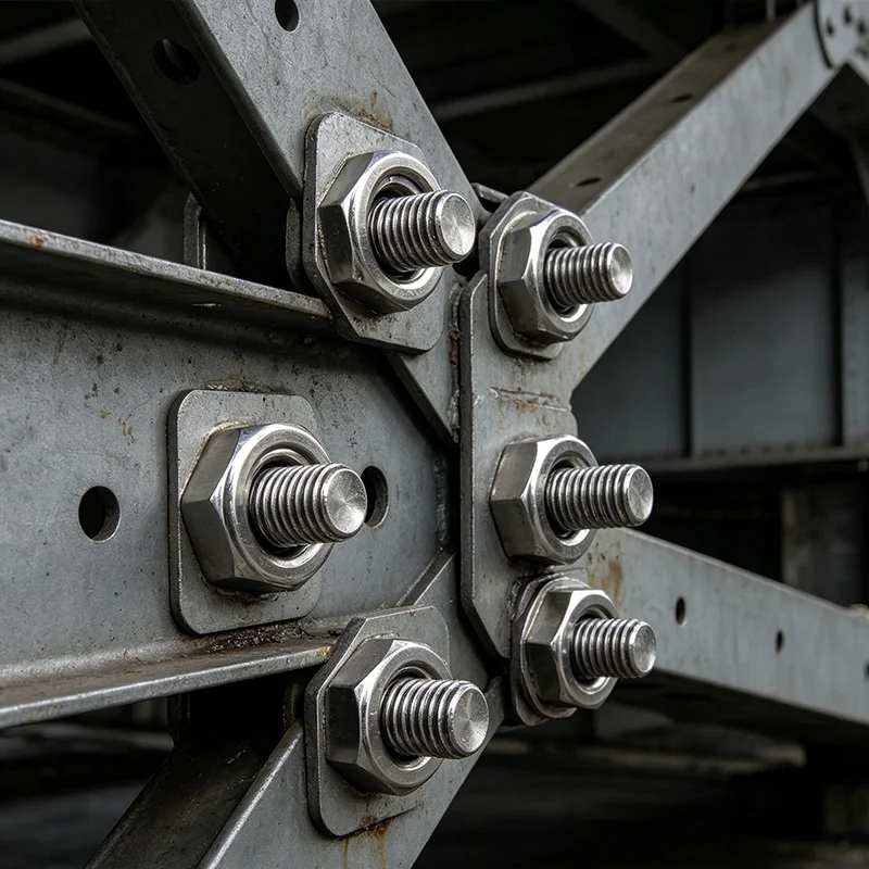 Stainless Steel All Metal Lock Nut Din 980 Self Locking Nut